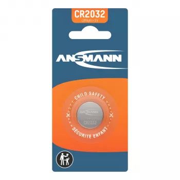 Ansmann 5020122 CR2032 lítiová gombíková batéria (3V, 230mAh) - balenie 10 ks - strieborná