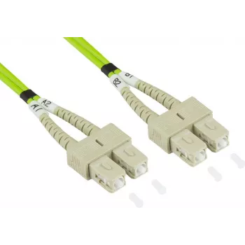 GoodConnections LW-802SC5 optický patch kábel 2 m LSZH OM5 SC/SC duplex zelený
