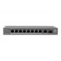 LevelOne PoE+ switch 8xGE PoE/1xGE/1xSFP 120W neupravovaný plast