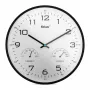 MEBUS 16180 kremenné nástenné hodiny, biele, analógové, 25 cm