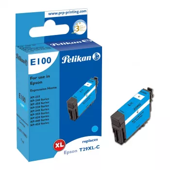 Pelikan E100 kompatibilná atramentová kazeta azúrová High Yield pre Epson XP-235/240/250/330/340/350/430/440/450