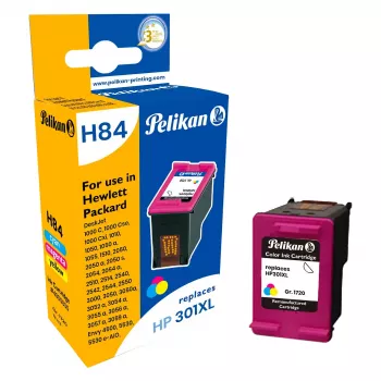 Pelikan Kompatibilná atramentová kazeta pre HP 301XL (CH564EE) - čierna, vysoká výťažnosť, repasovaná