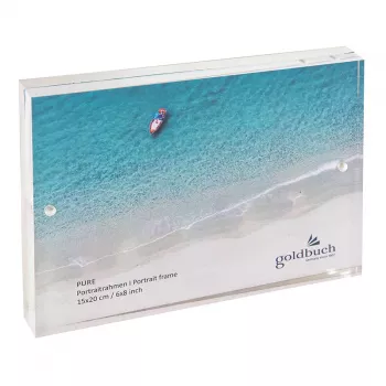 Goldbuch Pure akrylátový rám na fotografie 15x20 cm transparentný obdĺžnikový na výšku