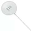 PEDEA bezdrôtová magnetická nabíjačka 15W - USB-C, strieborná/biela