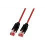 EFB-Elektronik RJ45 patch kábel Cat.6A S/FTP PUR Draka UC900 TM21 červený 20m