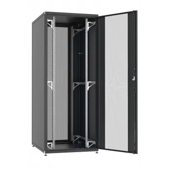 EFB 19-palcový serverový rozvádzač PRO 47U 600x1200 mm, 1-dielne perforované predné dvere, 2-dielne zadné dvere, RAL 7035