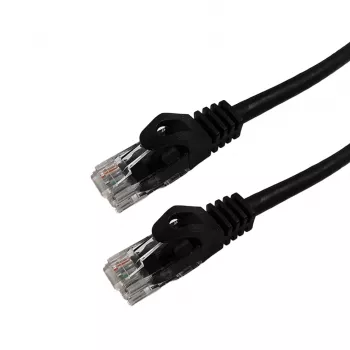 Grafenthal Patch kábel CAT6 F/UTP CU PVC 5,00m čierna