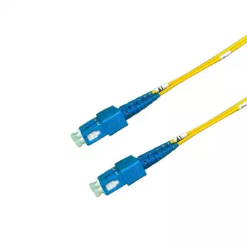 GRAFENTHAL OS2 Single-Mode optický patch kábel LC/UPC na LC/UPC Duplex 1m žltá
