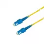 GRAFENTHAL OS2 Single-Mode optický patch kábel LC/UPC na LC/UPC Duplex 1m žltý