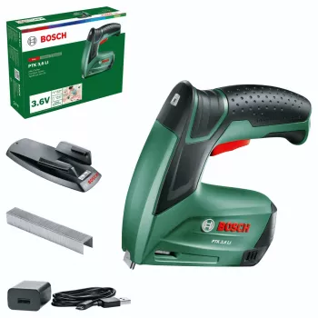 Bosch Home and Garden PTK 3.6 LI akumulátorová sponkovačka s batériou a nabíjačkou