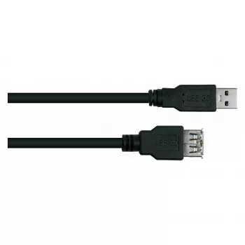 kabelmeister Alcasa UK30P-ASA-050S Predlžovací kábel USB 3.0, USB-A samec na USB-A samica, 5 m, čierny
