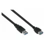 kabelmeister Alcasa UK30P-ASA-050S Predlžovací kábel USB 3.0, USB-A samec na USB-A samica, 5 m, čierny