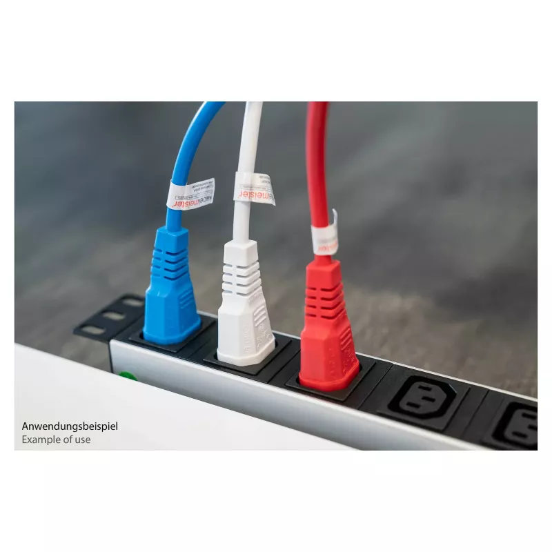 Kabelmeister IEC predlžovací kábel C14 na C13, modrý, 1,8 m, 0,75 mm²