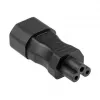 Kabelmeister Power Adapter Cable C14 to C5 0,2m Black