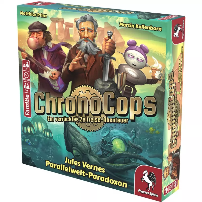 Pegasus Spiele ChronoCops - Jules Verne paralelný svet paradox
