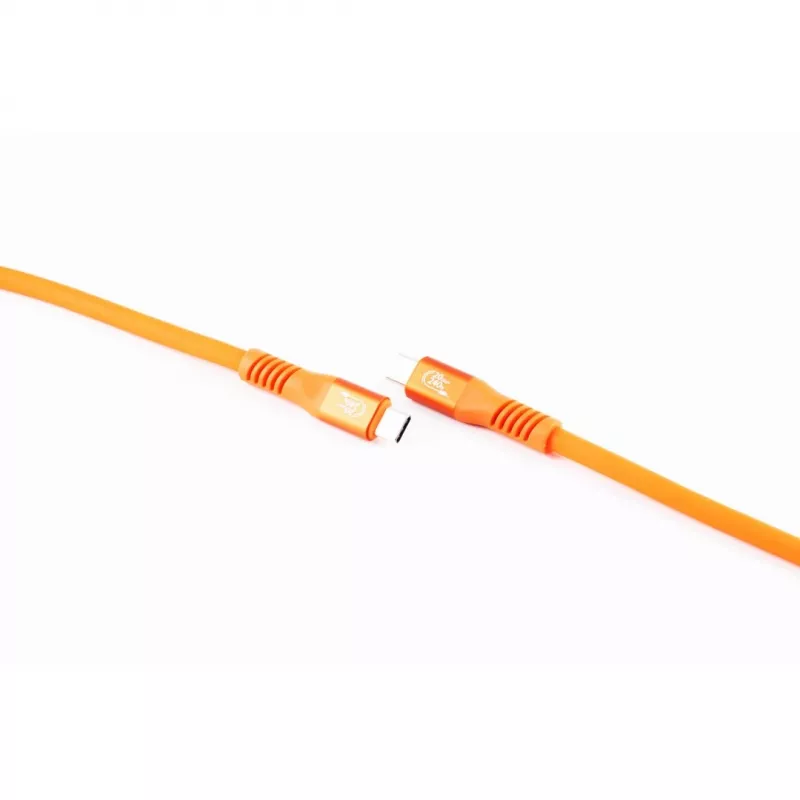 SHIVERPEAKS Flexline USB-C kábel USB 3.2 240W oranžový - kábel - digitálny/dátový