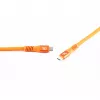 SHIVERPEAKS Flexline USB-C kábel USB 3.2 240W oranžový - kábel - digitálny/dátový