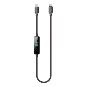 4smarts ScreenCord 240W USB-C na USB-C kábel 1,2 m čierny
