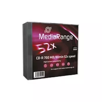 MediaRange MR205 CD-R 700 MB, 80 min, 52x, 10 ks, Slimcase