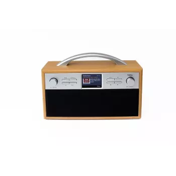 XORO DAB 250 IR WLAN stereo internetové rádio DAB+/FM/Spotify/Bluetooth, hnedé