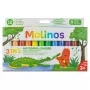 Malinos voskovky Magic Drawing 12 farieb 3+