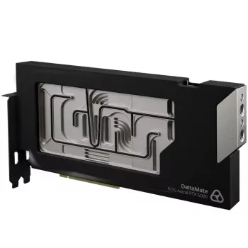 Thermal Grizzly DeltaMate 5080 Astral GPU vodný blok, ARGB, s backplate - akryl, čierny