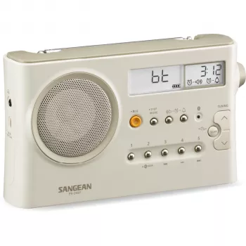 Sangean PR-D4 BT prenosné AM/FM rádio s Bluetooth - Pastel Cream
