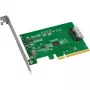 ICY DOCK EXLink MB409A5 MCIO 8i (SFF-TA-1016) na PCIe 5.0 x8 adaptér s Redriver