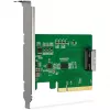 ICY DOCK EXLink MB409A5 MCIO 8i (SFF-TA-1016) na PCIe 5.0 x8 adaptér s Redriver