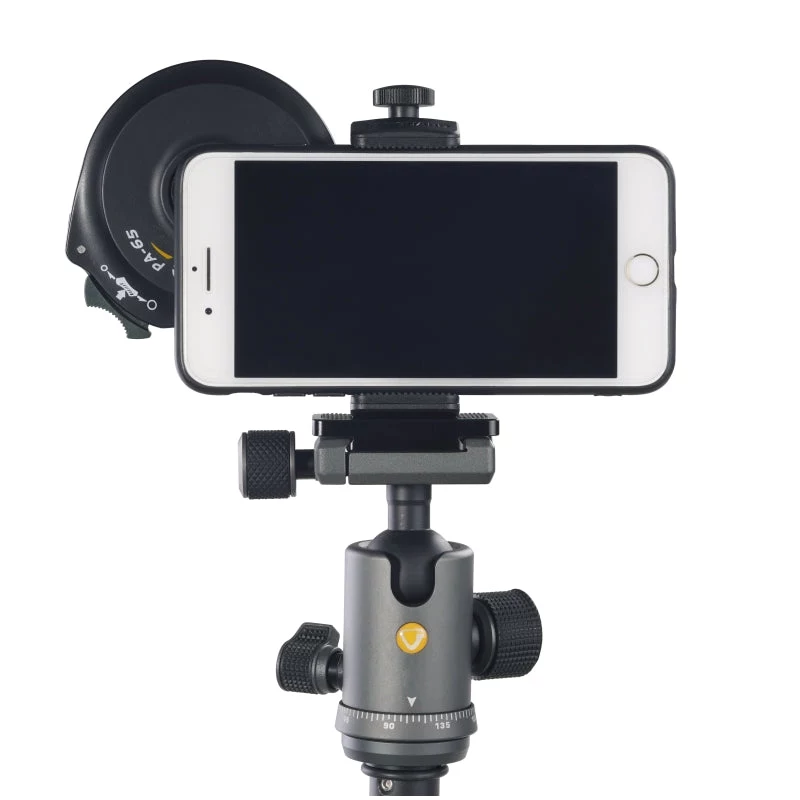 Vanguard VEO PA-65 Smartphone Digiscoping adaptér - čierny - 18 cm (7.1 palcov)
