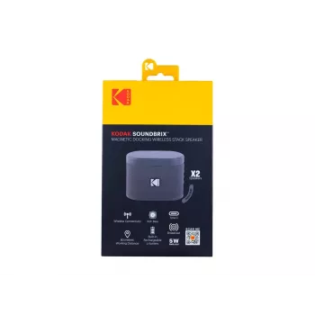 Kodak SoundBrix Wireless Stack Speaker (Treble Gray), 2 ks