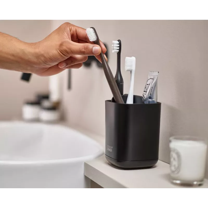 Joseph Joseph EasyStore Držiak na zubné kefky Matt Black