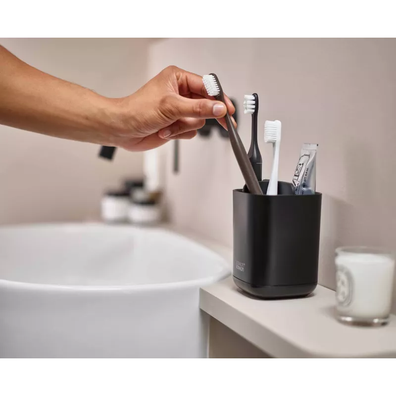 Joseph Joseph EasyStore Držiak na zubné kefky Matt Black