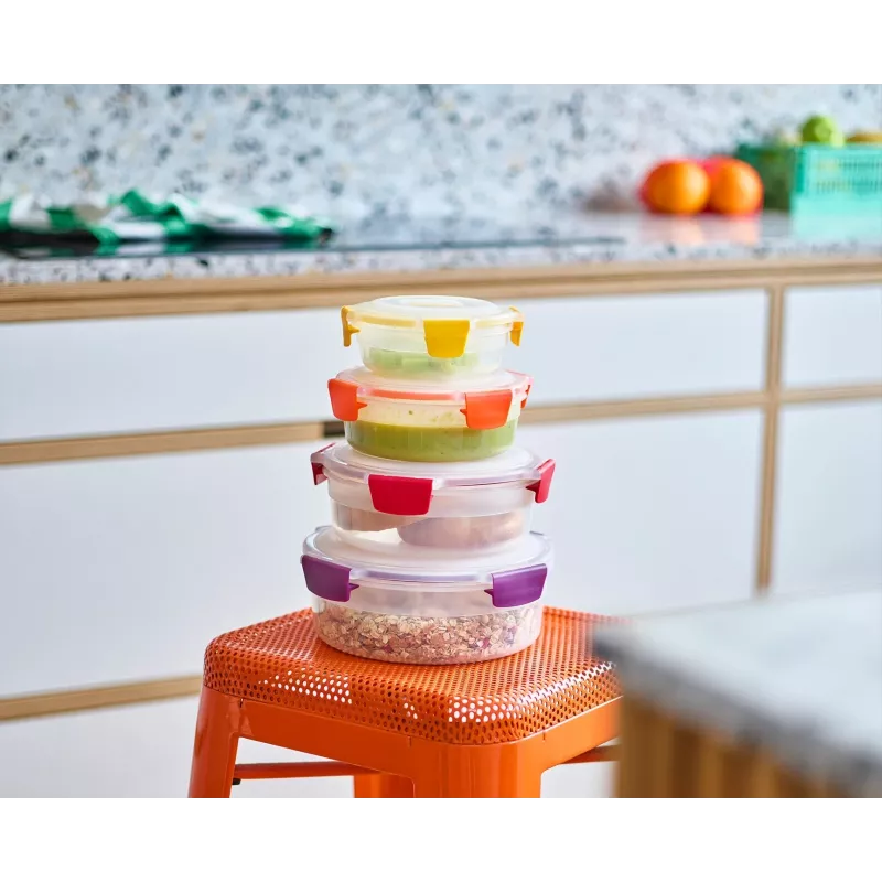 Joseph Joseph Nest Lock 4-dielna viacfarebná sada okrúhlych nádob