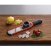Joseph Joseph Handi-Grate 2-in-1 mini strúhadlo a hobľovač - oranžová - nerezová oceľ