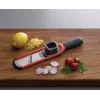 Joseph Joseph Handi-Grate 2-in-1 mini strúhadlo a hobľovač - oranžová - nerezová oceľ