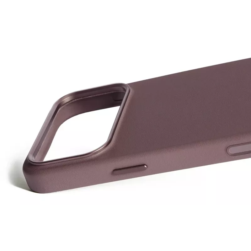 Mujjo kožené puzdro pre iPhone 17 Pro Max s MagSafe (Bronze Red)