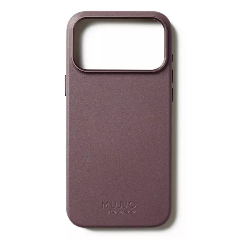 Mujjo kožené puzdro pre iPhone 17 Pro Max s MagSafe (Bronze Red)