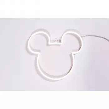 Yellowpop Neon Disney Mini Mickey Ears LED tabuľa - teplá biela, napájanie USB