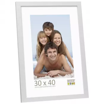 Deknudt S44CD1 30x40 drevený strieborný rám na fotografie