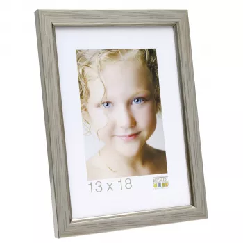 Deknudt S46AD1 rám na obrázok 13x18 cm strieborný plastový obdĺžnikový