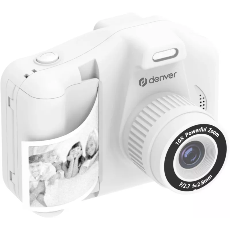 Denver KPC-1370W biela detská kamera s tlačiarňou 2,8 palca LCD 12MP Full HD 1080p