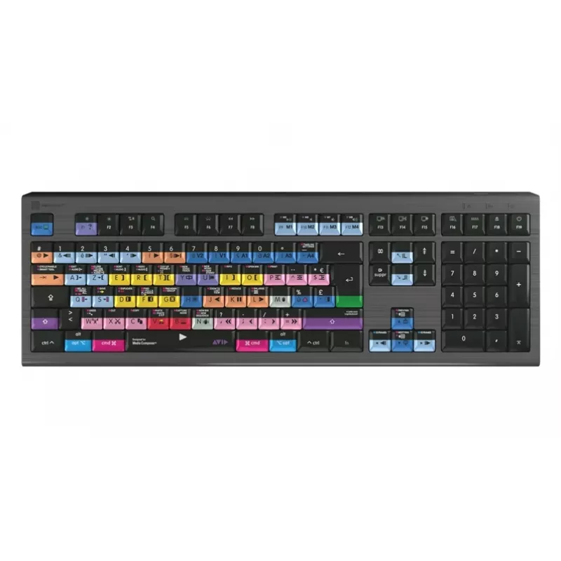 Logickeyboard Avid Media Composer Astra 2 Pro FR Mac editačná klávesnica (francúzske AZERTY, podsvietená, drôtová)