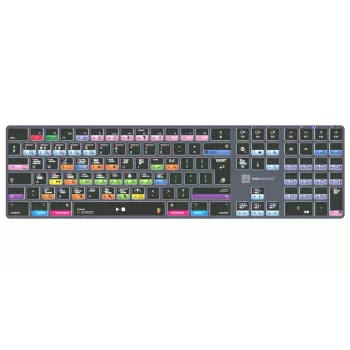 Logickeyboard FL Studio TITAN klávesnica pre Mac - USB drôtová - čierna s farebne kódovanými klávesmi