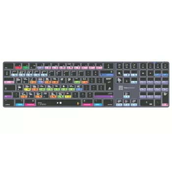 Logickeyboard FL Studio TITAN klávesnica pre Mac - USB drôtová - čierna s farebne kódovanými klávesmi