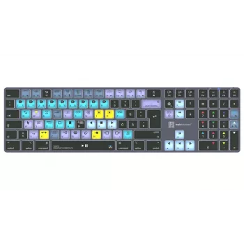 Logickeyboard DaVinci Resolve Classic Titan DE (Mac) - nemecké rozloženie, káblové USB, editačná klávesnica s podsvietením