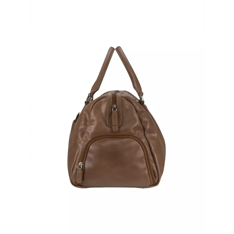 dbramante1928 Kalundborg Sport Weekender Bag - kožená cestovná taška 15 (tan)