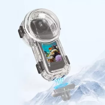 PULUZ podvodné puzdro vodotesné do 60m pre Insta360 X5 / X5 / PU760T