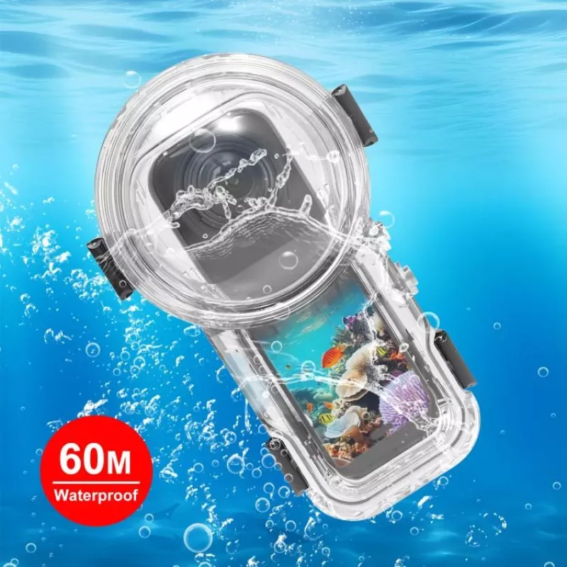 PULUZ podvodné puzdro vodotesné do 60m pre Insta360 X5 / X5 / PU760T