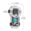 PULUZ podvodné puzdro vodotesné do 60m pre Insta360 X5 / X5 / PU760T